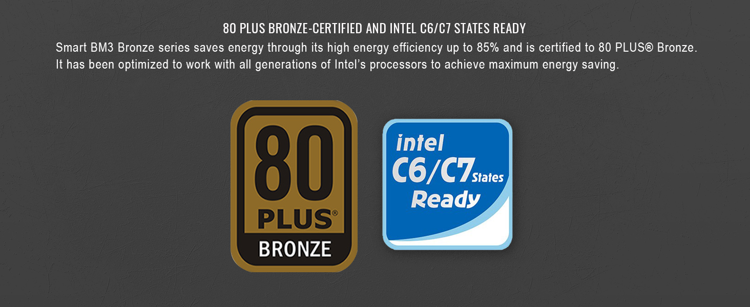 Thermaltake Smart BM3 750W 80Plus Bronze ATX 3.0 & PCIE 5.0 Ready Semi